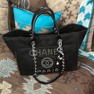 inspired canvas large shopping tote